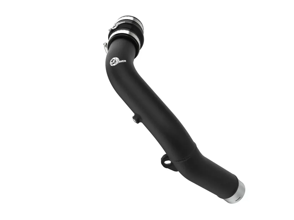 Weekend Sale aFe Power BladeRunner 2-1/2 IN Aluminum Hot Charge Pipe Black 2022-2024 WRX / 2020-2024 Outback 2.4L w/ Turbo Engine