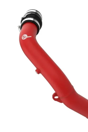 Latest aFe Power BladeRunner 2-1/2 IN Aluminum Hot Charge Pipe Red 2022-2024 WRX / 2020-2024 Outback 2.4L w/ Turbo Engine