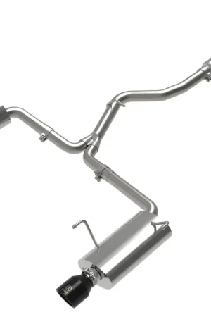 Today Only aFe Power Takeda 2-1/2 IN to 2-1/4 IN 304 Stainless Steel Cat-Back Exhaust System w/ Black Tips 2014-2018 Forester w/ 2.0L Turbo Engine