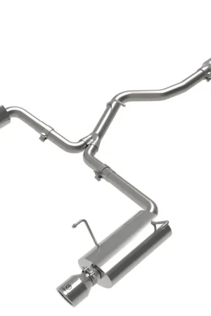 aFe Power Takeda 2-1/2 IN to 2-1/4 IN 304 Stainless Steel Cat-Back Exhaust System w/ Polished Tips 2014-2018 Forester w/ 2.0L Turbo Engine Fan Favorite