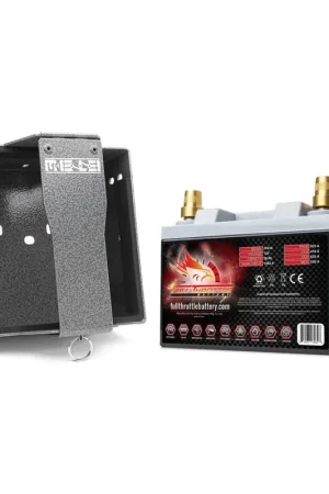 MeLe Design Firm 900 Series Lightweight Battery Mount Kit Hammertone w/ Full Throttle FT410 Battery and Terminals 2008-2021 WRX / 2008-2021 STI / 2005-2009 Legacy GT Deal