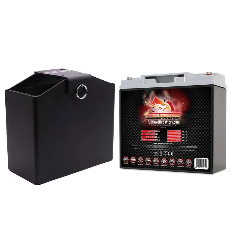 Affordable MeLe Design Firm 600 Series Lightweight Battery Mount Kit Black w/ Full Throttle FT230 Battery and Terminals 2008-2014 WRX / 2008-2014 STI