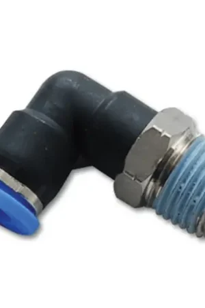 Vibrant Performance 1/4" Line to 1/8" NPT 90 Degree Push Lock Vacuum Fitting Handmade