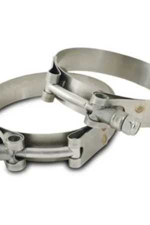 Vibrant Performance Stainless Steel T-Bolt Clamp Pair 2.75"-3.00" Direct From Factory