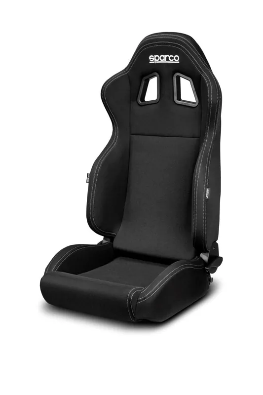 Today Only Sparco R100 Black Reclining Bucket Seat