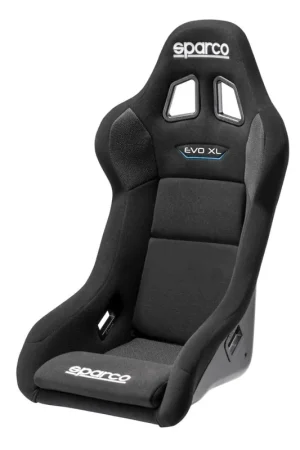 Sparco EVO XL QRT Fixed Back Racing Seat Black Instant Buy