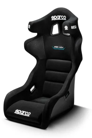 Professional Grade Sparco Pro ADV Competition Fixed Back Racing Seat Black