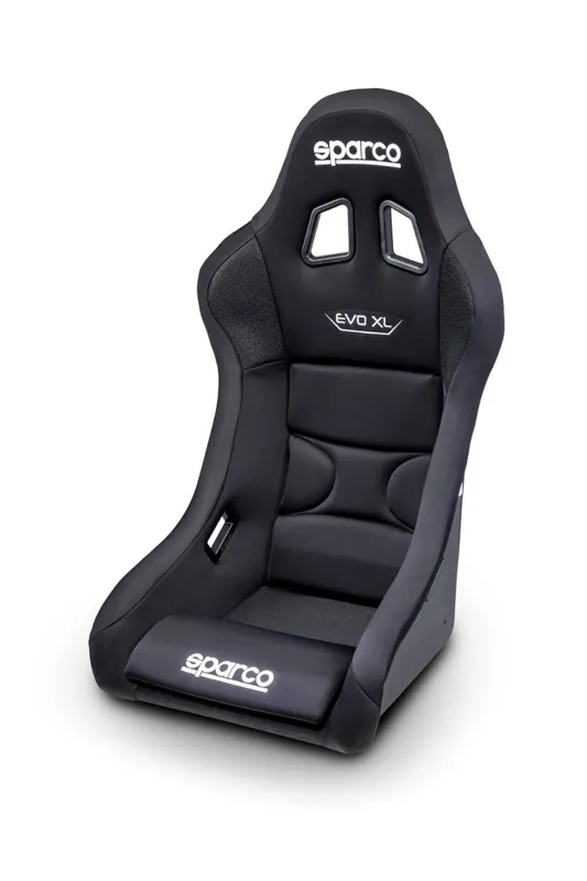 Sparco X-Range Evo XL QRT-X Fixed Back Racing Seat Black Modern