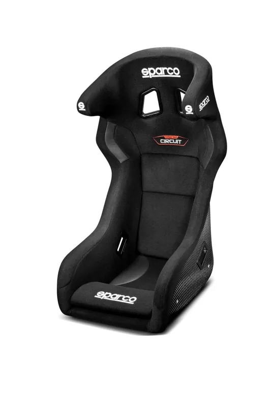 Sparco Circuit QRT Fixed Back Racing Seat Black w/ Carbon Fiber Shell Order Now