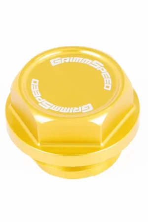 GrimmSpeed Bolt Style Gold Oil Cap Most Subaru Models Limited Time