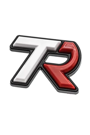 SMY TR "Tuner Ready" Trunk Badge White / Red 2022-2024 WRX Money Back Guarantee