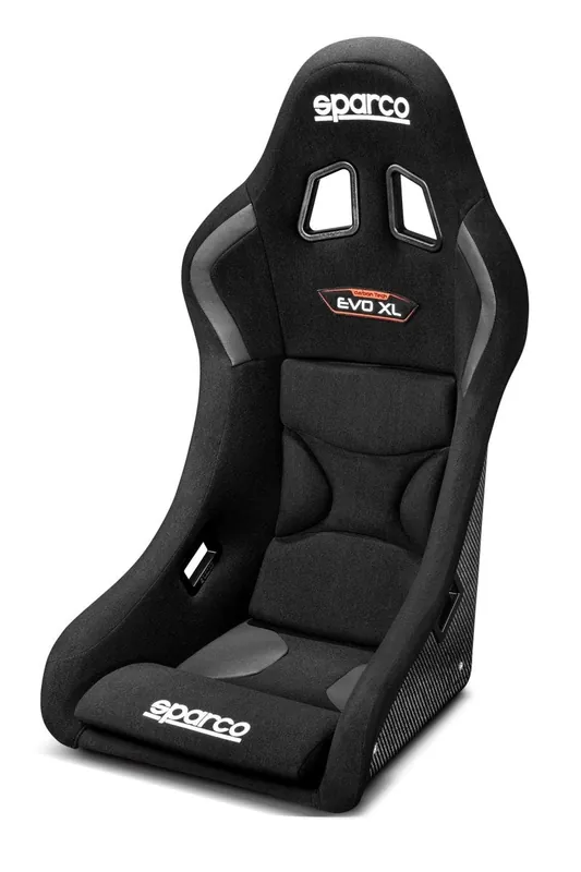 Sparco Evo XL Carbon Fixed Back Racing Seat Black w/ Carbon Fiber Shell Fast Shipping