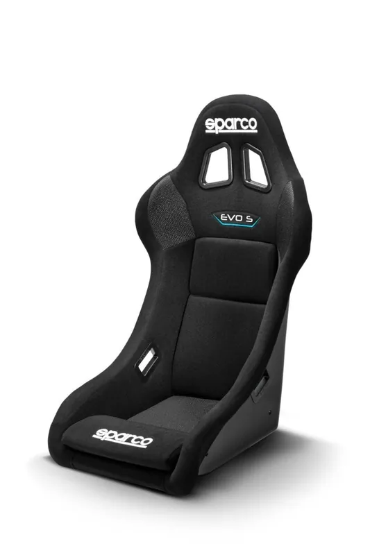 Weekend Sale Sparco Evo S QRT Fixed Back Racing Seat Black