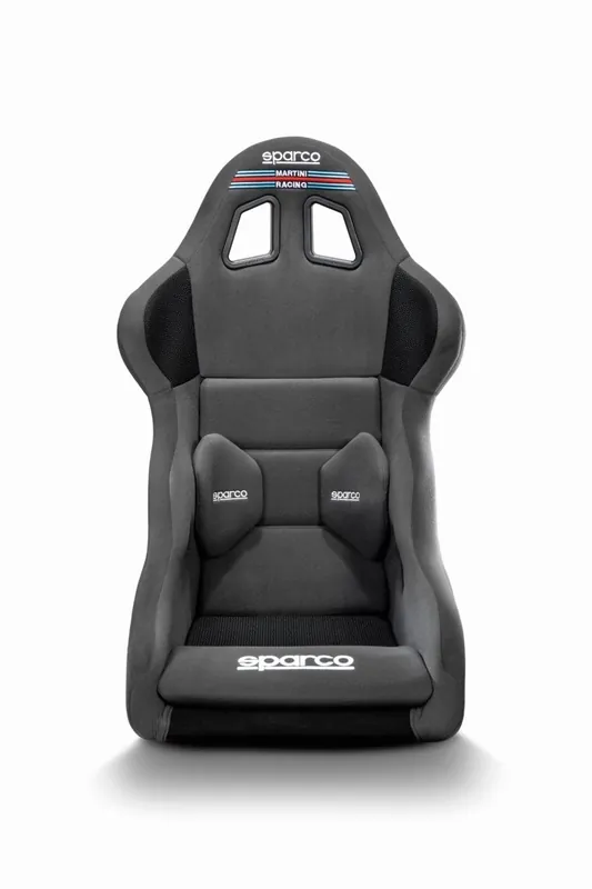 Brand New Sparco Pro 2000 Martini Racing Edition Fixed Back Racing Seat Gray