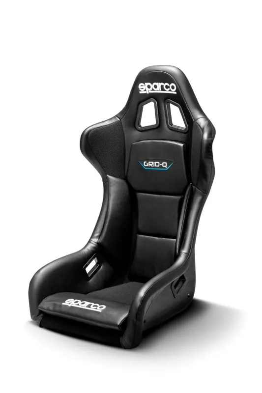 Direct From Manufacturer Sparco Grid Q Fixed Back Racing Seat Black Vinyl