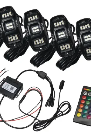 ORACLE Lighting ColorSHIFT RGB+W Underbody Wheel Well Rock Light Kit 4 Piece Hot Deal