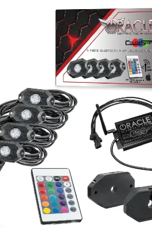 ORACLE Lighting ColorSHIFT Underbody Wheel Well Rock Light Kit 4 Piece Handmade