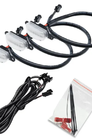 Modern ORACLE Lighting Universal Pre-Runner Style LED Grille Light Kit Clear Lens