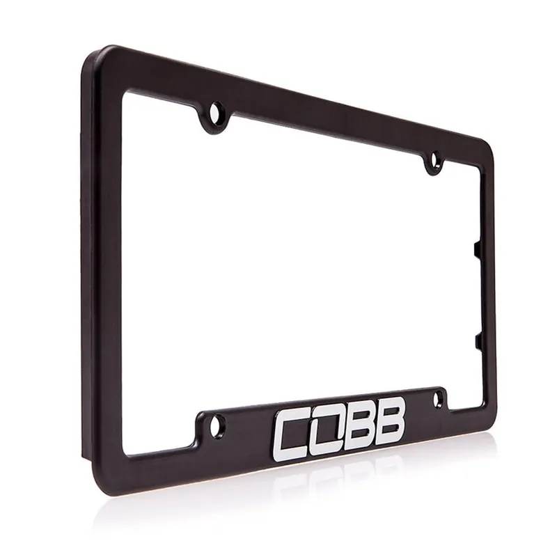 COBB Black License Plate Frame Last Chance
