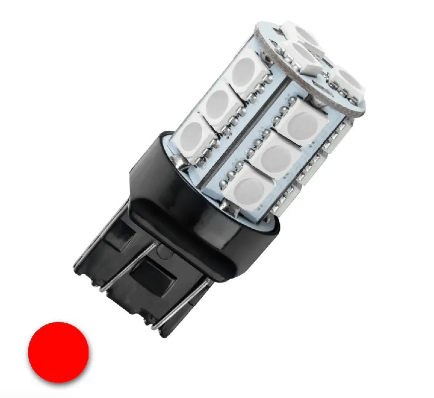ORACLE Lighting 18 LED 3-CHIP SMD Bulb 7443 Fitment Red New Release