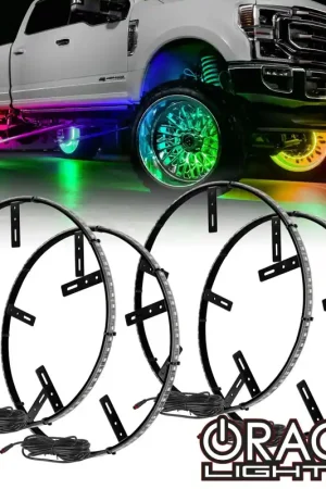 Low Price ORACLE Lighting LED Illuminated Wheel Rings ColorSHIFT 16.5" Diameter w/out Controller