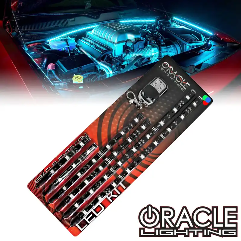 ORACLE Lighting Engine Bay LED Flexible Strip Lighting Kit ColorSHIFT w/ Wireless Remote Editor’s Pick