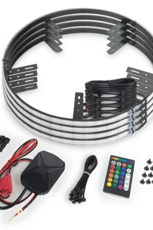 ORACLE Lighting LED Illuminated Wheel Rings 16.5" Plazma ColorSHIFT Handmade