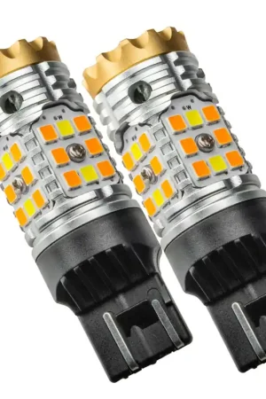 Discount ORACLE Lighting Switchback High Output CAN Bus LED Bulb Pair 7443-CK Fitment