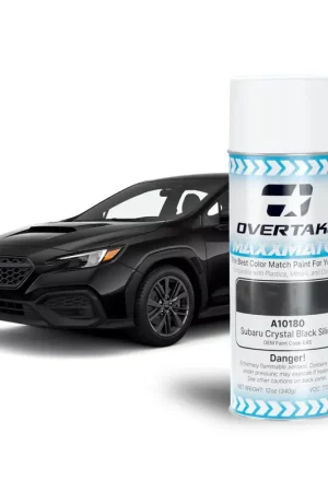 Trending Overtake MaxxMatch Paint Crystal Black Silica Pearl D4S 12oz. Can
