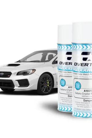 Overtake MaxxMatch Paint Crystal White Pearl K1X (2-Layer) 12oz. Cans Markdown