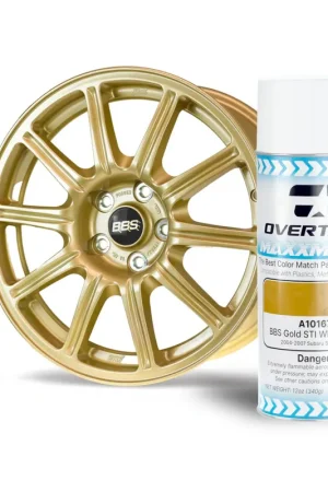 Get Yours Overtake Maxxmatch Paint BBS Gold Wheel Paint 12oz. Can