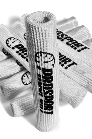 Prosport Spark Plug Wire Boots 8 Piece White w/ Logo Budget