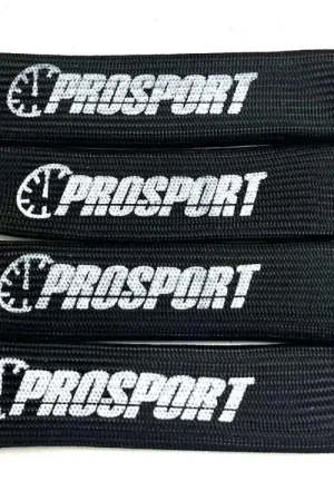 Prosport Spark Plug Wire Boots 4 Piece Black w/ Logo Weekend Sale