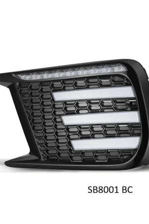 Top Rated Molded Innovations Boost Bezel Kit Black w/ Clear LED Bar Kit 2018-2021 WRX / 2018-2021 STI