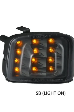 Molded Innovations J2 Style LED Front Turn Signal Housings Black Base w/ Smoke Lens 2015-2021 WRX / 2015-2017 STI Free Delivery