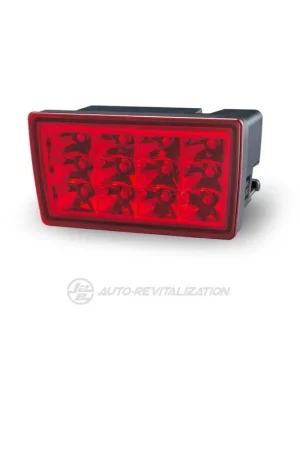 Molded Innovations J2 Style Rear Brake Light Chrome Base w/ Red Lens 2015-2021 WRX Sedan / 2015-2021 STI Sedan Best Choice