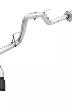 AWE 0FG Single Exit Catback Exhaust w/ Diamond Black Tips 2015-2020 Ford F-150 Buy Direct