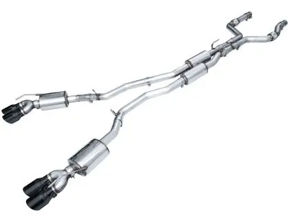 Genuine AWE Touring Edition Catback Exhaust w/ Diamond Black Tips 2020-2024 Ford Explorer / 2020-2025 Lincoln Aviator