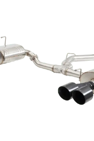 Final Sale XForce Street Style Stainless Steel Catback Exhaust w/ Black Tips 2022-2024 WRX