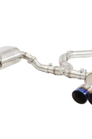 One Day Deal XForce Street Style Stainless Steel Catback Exhaust w/ Burnt Blue Tips 2011-2021 WRX Sedan / 2011-2021 STI Sedan