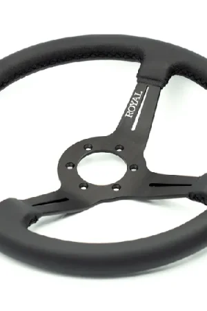 Grip Royal Knight II 350mm Deep Dish Steering Wheel w/ Leather Grip Sale