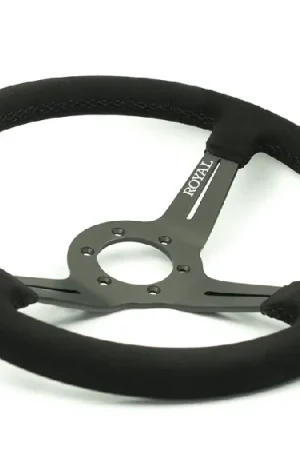 Grip Royal Knight II 350mm Deep Dish Steering Wheel w/ Synthetic Suede Grip Mega Sale