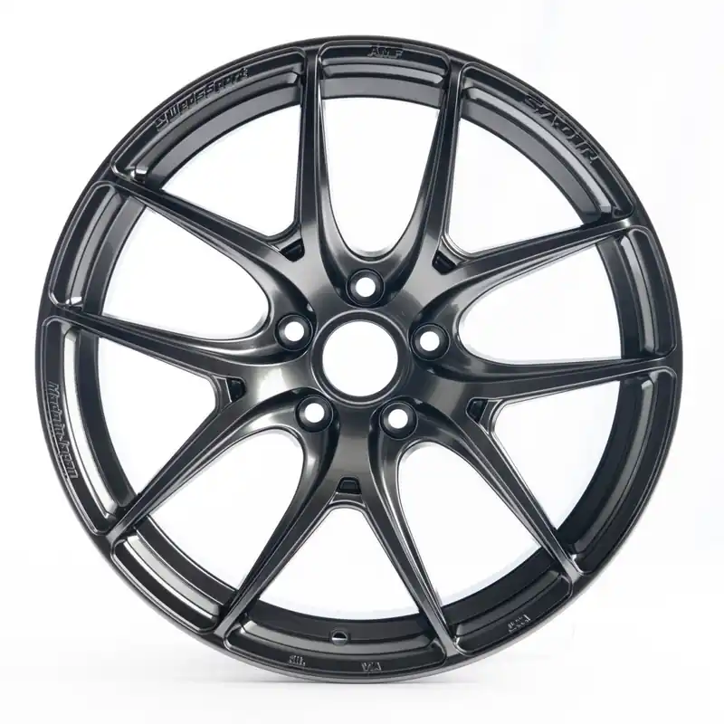 WedsSports SA-01R 18x9.5 5x114.3 +38mm Offset Platinum Silver Black (PSB) In Demand