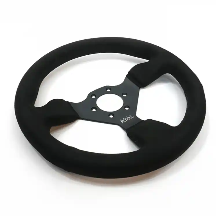 Grip Royal Spade 330mm Deep Dish Steering Wheel w/ Suede Grip Best Seller