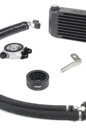 Final Sale Perrin Oil Cooler Kit Black Front Mounted 2022-2025 WRX CVT