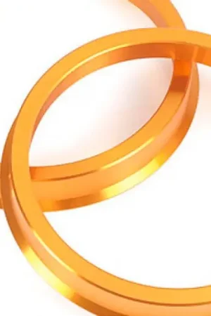 Clearance Project Kics 73/56.1 Aluminum Hub Centric Ring Pair