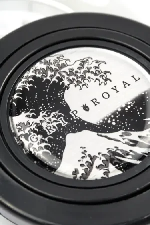 Grip Royal Horn Button Great Wave Silver While Supplies Last