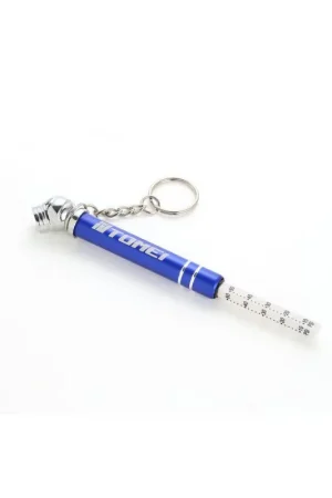 Tomei Mini Tire Pressure Gauge Keychain - Blue Price Cut