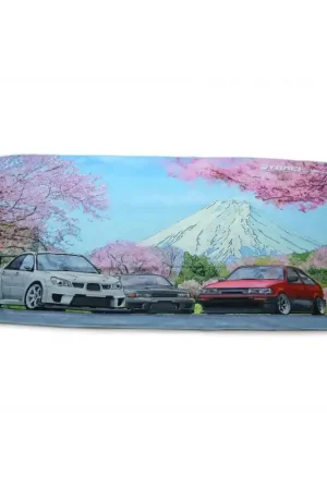 Authentic Tomei GDB / BNR32 / AE86 Cherry Blossom Mt. Fuji Bath Towel