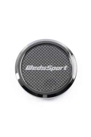 Express Delivery WedsSport Type 1 Center Cap Flat Style w/ Carbon Fiber Look